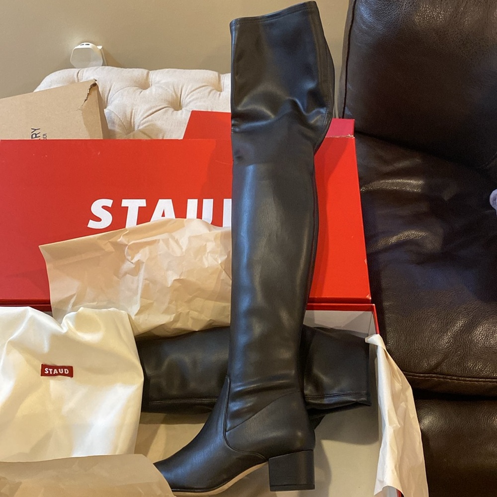 Staud
Aimee Over-The-Knee Boots